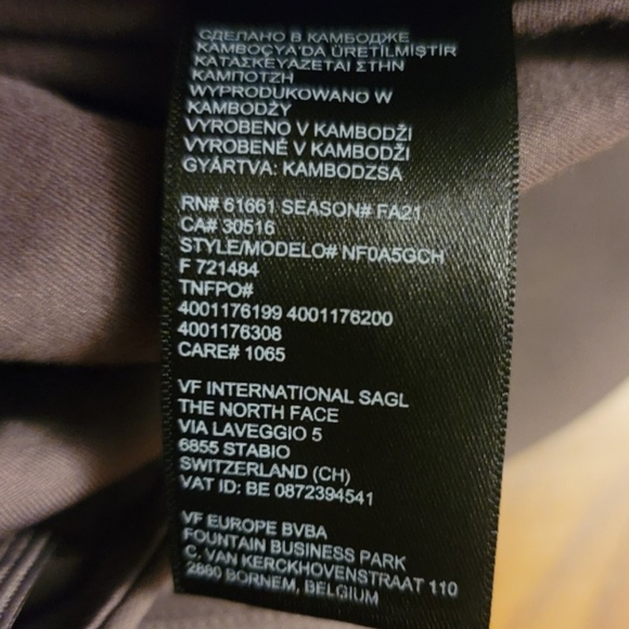 Women's The North Face Winter Warm Tight Size S, Graphite Purple EUC High Rise - Picture 13 of 15